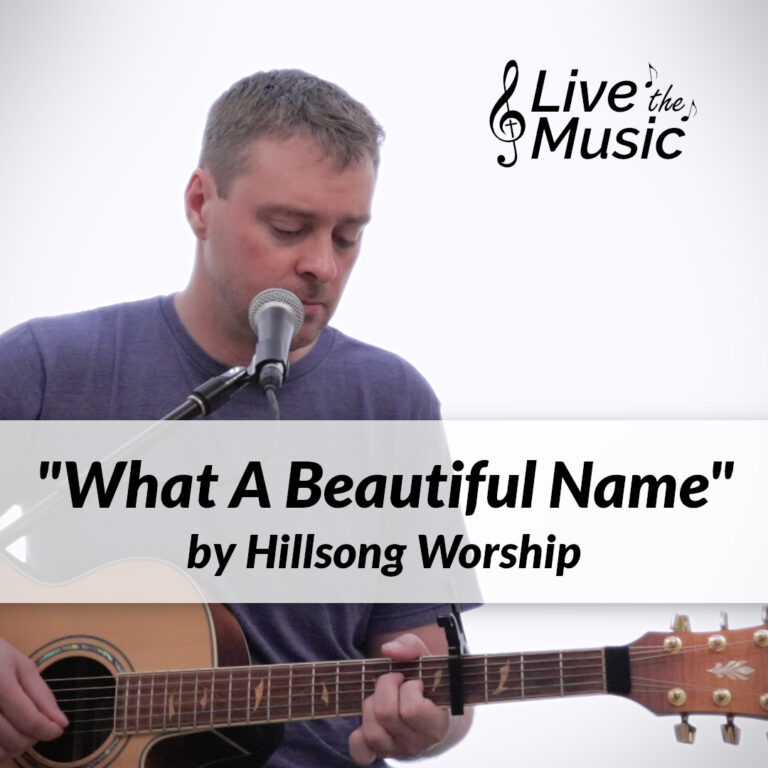 What A Beautiful Name by Hillsong Worship (cover song video)