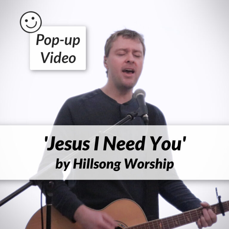 Jesus I Need You by Hillsong Worship (encouraging cover version)